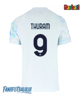 Inter Milan Marcus Thuram #9 Tricou Fotbal Replică 2025-26 Barbati Deplasare